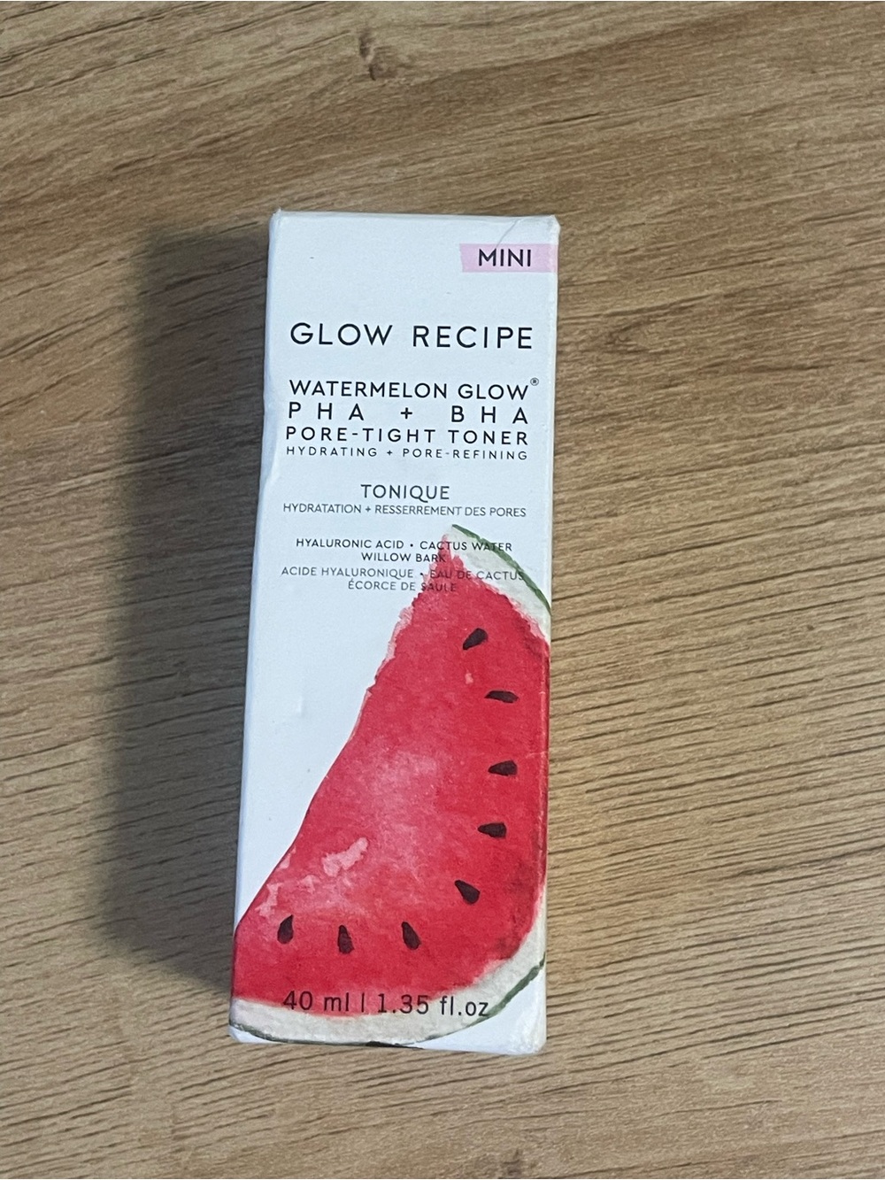 Glow Recipe Watermelon Glow PHA + BHA Pore-Tight Toner
Mini 40ml
